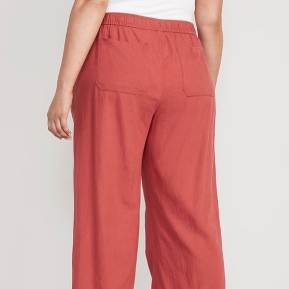 Old Navy High- Waisted Linen-Blend Wide-Leg Pants - Picture 1 of 6